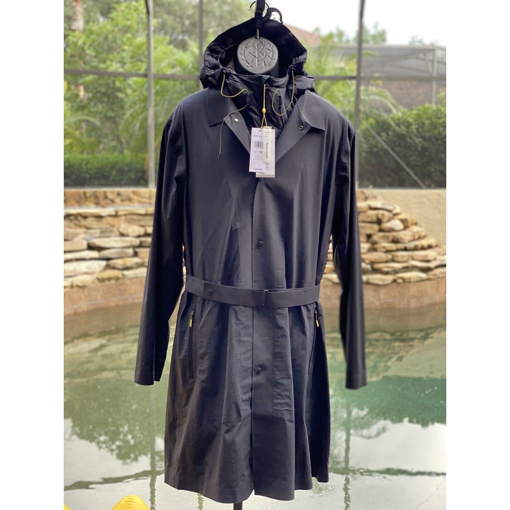 Lacoste 3-in-1 Raincoat with Detachable Vest M/L - New Gray Waterproof Jacket